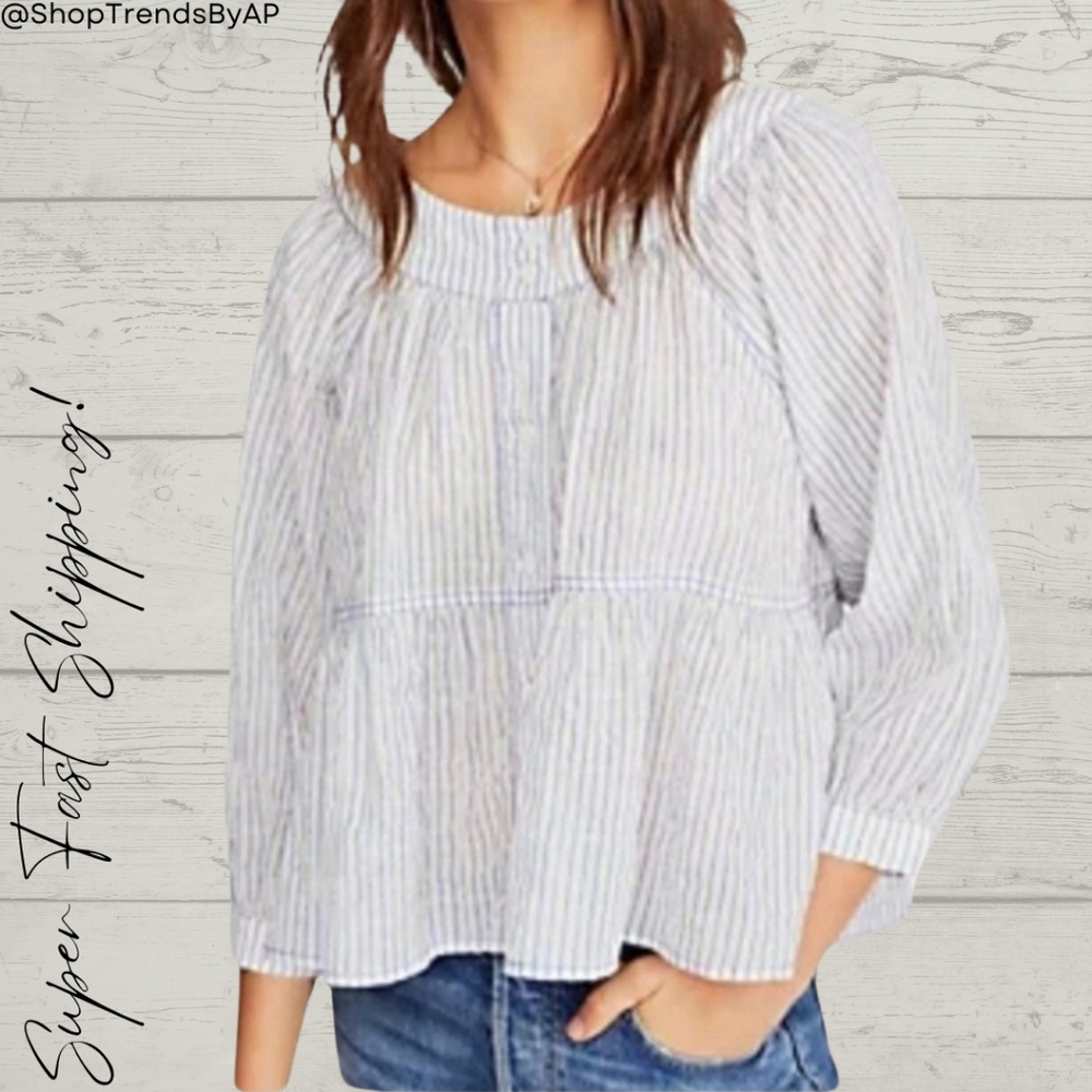 We the Free Sea to Shore Striped Top